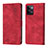 Leather Case Stands Flip Cover Holder YB1 for Oppo Reno9 5G Red