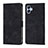 Leather Case Stands Flip Cover Holder YB1 for Samsung Galaxy A04 4G Black