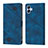 Leather Case Stands Flip Cover Holder YB1 for Samsung Galaxy A04 4G Blue