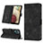 Leather Case Stands Flip Cover Holder YB1 for Samsung Galaxy A12 5G