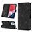 Leather Case Stands Flip Cover Holder YB1 for Samsung Galaxy A13 4G