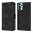 Leather Case Stands Flip Cover Holder YB1 for Samsung Galaxy A32 4G Black