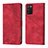 Leather Case Stands Flip Cover Holder YB1 for Samsung Galaxy M02s Red