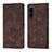 Leather Case Stands Flip Cover Holder YB1 for Sony Xperia 1 IV Brown