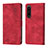 Leather Case Stands Flip Cover Holder YB1 for Sony Xperia 1 IV Red