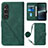 Leather Case Stands Flip Cover Holder YB1 for Sony Xperia 1 V