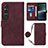 Leather Case Stands Flip Cover Holder YB1 for Sony Xperia 1 V