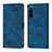 Leather Case Stands Flip Cover Holder YB1 for Sony Xperia 5 IV Blue