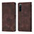 Leather Case Stands Flip Cover Holder YB1 for Sony Xperia 5 IV Brown