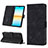 Leather Case Stands Flip Cover Holder YB1 for Sony Xperia Ace III