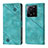 Leather Case Stands Flip Cover Holder YB1 for Xiaomi Mi 13T 5G Green