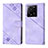 Leather Case Stands Flip Cover Holder YB1 for Xiaomi Mi 13T 5G Purple