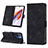 Leather Case Stands Flip Cover Holder YB1 for Xiaomi Redmi 12C 4G