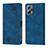 Leather Case Stands Flip Cover Holder YB1 for Xiaomi Redmi K50i 5G Blue