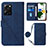 Leather Case Stands Flip Cover Holder YB1 for Xiaomi Redmi Note 12 Pro Speed 5G Blue