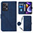 Leather Case Stands Flip Cover Holder YB1 for Xiaomi Redmi Note 12 Turbo 5G Blue