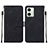 Leather Case Stands Flip Cover Holder YB2 for Motorola Moto G54 5G