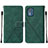 Leather Case Stands Flip Cover Holder YB2 for Nokia C02