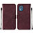 Leather Case Stands Flip Cover Holder YB2 for Nokia C02