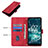 Leather Case Stands Flip Cover Holder YB2 for Nokia C200
