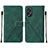 Leather Case Stands Flip Cover Holder YB2 for Oppo A58 4G