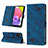Leather Case Stands Flip Cover Holder YB2 for Samsung Galaxy A02s