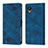 Leather Case Stands Flip Cover Holder YB2 for Samsung Galaxy A23 5G SC-56C Blue