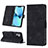 Leather Case Stands Flip Cover Holder YB2 for Samsung Galaxy A24 4G