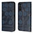 Leather Case Stands Flip Cover Holder YB2 for Samsung Galaxy Quantum4 5G