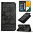 Leather Case Stands Flip Cover Holder YB2 for Samsung Galaxy Quantum4 5G