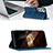 Leather Case Stands Flip Cover Holder YB2 for Samsung Galaxy S24 Plus 5G