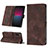 Leather Case Stands Flip Cover Holder YB2 for Sony Xperia 10 IV