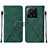 Leather Case Stands Flip Cover Holder YB2 for Xiaomi Mi 13T 5G Green