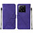 Leather Case Stands Flip Cover Holder YB2 for Xiaomi Redmi K60 Ultra 5G Purple