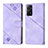 Leather Case Stands Flip Cover Holder YB2 for Xiaomi Redmi Note 11 Pro 5G Purple