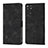 Leather Case Stands Flip Cover Holder YB2 for Xiaomi Redmi Note 11S 4G Black