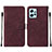 Leather Case Stands Flip Cover Holder YB2 for Xiaomi Redmi Note 12 4G