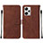 Leather Case Stands Flip Cover Holder YB2 for Xiaomi Redmi Note 12 Explorer