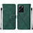 Leather Case Stands Flip Cover Holder YB2 for Xiaomi Redmi Note 12 Pro Speed 5G Green