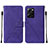 Leather Case Stands Flip Cover Holder YB2 for Xiaomi Redmi Note 12 Pro Speed 5G Purple