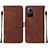 Leather Case Stands Flip Cover Holder YB2 for Xiaomi Redmi Note 12S