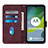 Leather Case Stands Flip Cover Holder YB3 for Motorola Moto E13