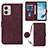 Leather Case Stands Flip Cover Holder YB3 for Motorola Moto G53j 5G