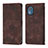 Leather Case Stands Flip Cover Holder YB3 for Nokia C02