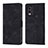 Leather Case Stands Flip Cover Holder YB3 for Nokia C22 Black