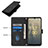 Leather Case Stands Flip Cover Holder YB3 for Nokia C31