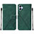 Leather Case Stands Flip Cover Holder YB3 for Samsung Galaxy A04 4G Green