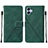 Leather Case Stands Flip Cover Holder YB3 for Samsung Galaxy A04E Green
