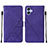 Leather Case Stands Flip Cover Holder YB3 for Samsung Galaxy A04E Purple