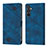 Leather Case Stands Flip Cover Holder YB3 for Samsung Galaxy A34 5G Blue